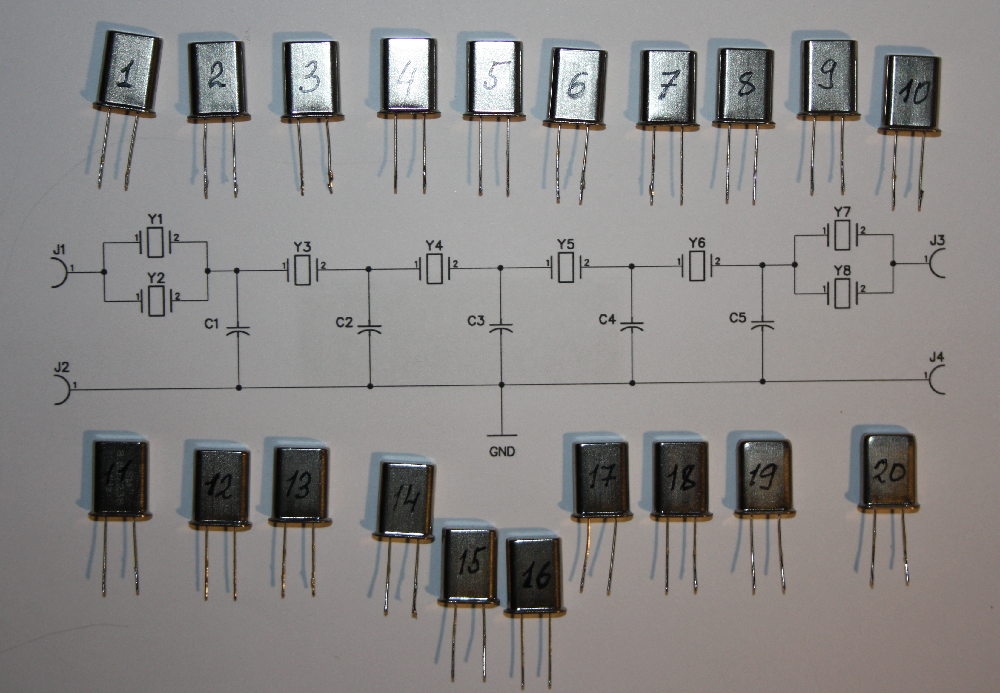 Кварцевый фильтр на схеме